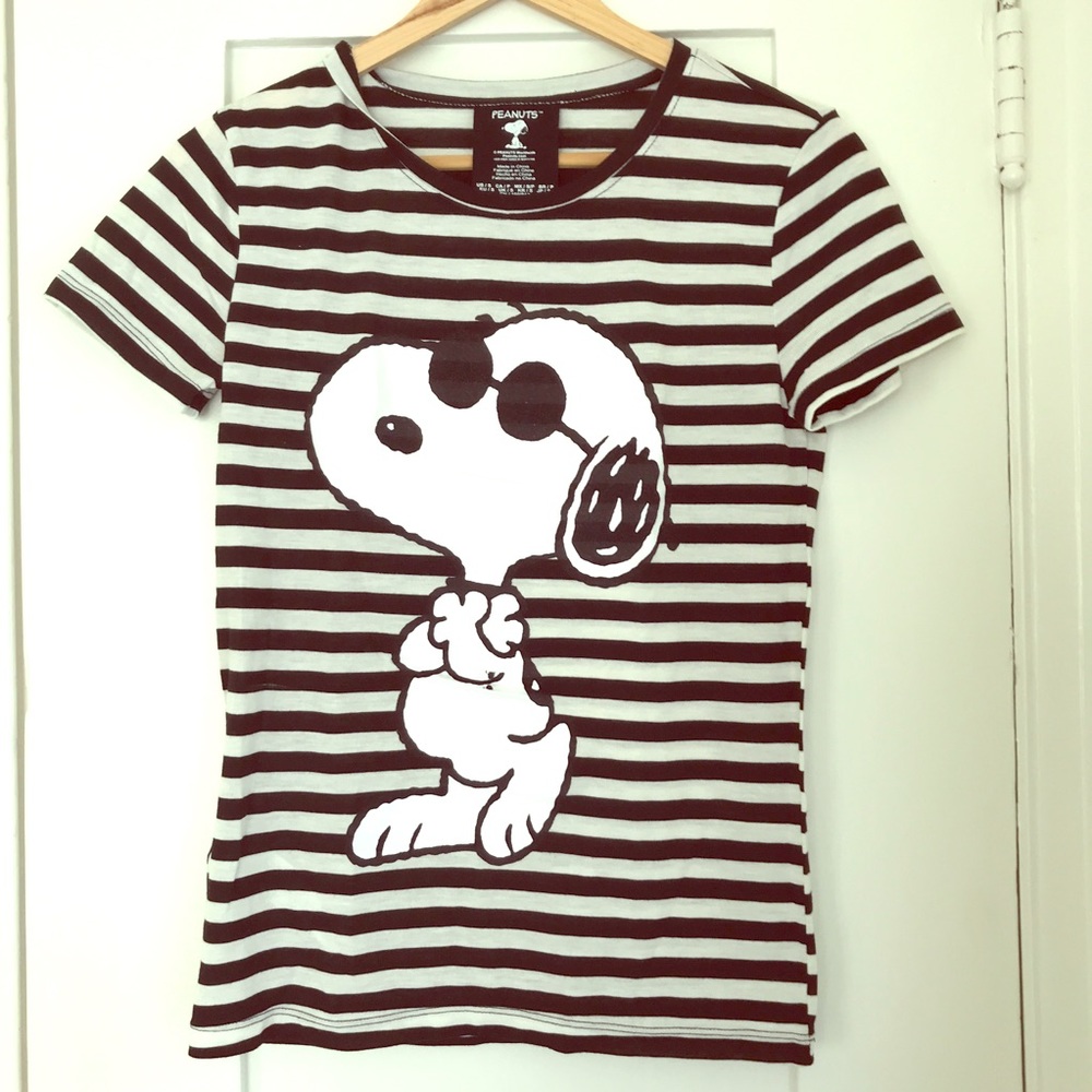 Snoopy T-shirt Striped